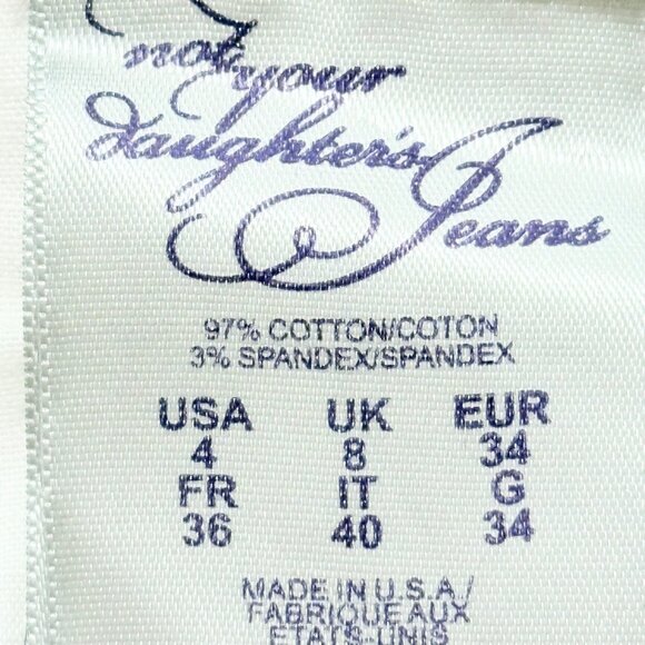 Not Your Daughters Jeans Women's Bootcut Stretch Light Pink Denim Jeans Size 4 - Picture 6 of 10